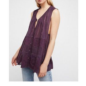 Free People Sleeveless Shirt/Tunic Size Small